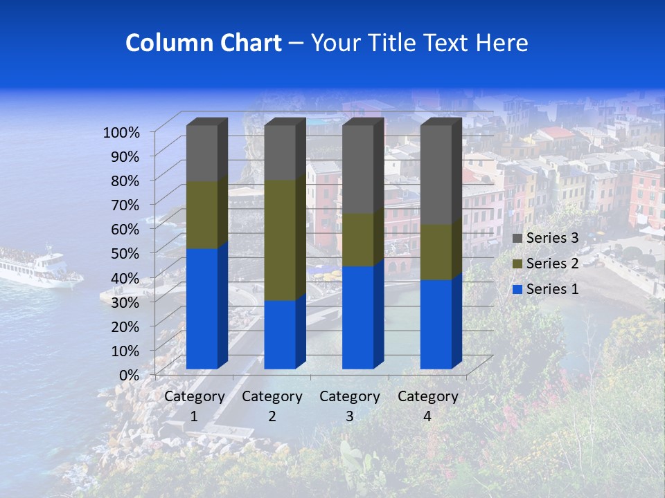 Beach Summer Rock PowerPoint Template