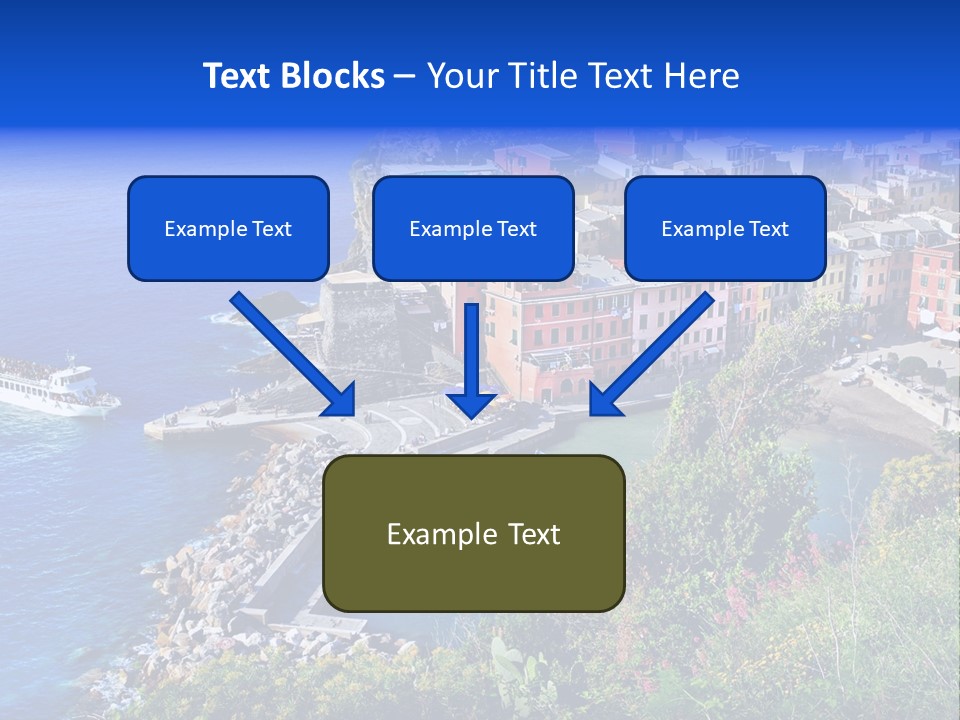 Beach Summer Rock PowerPoint Template