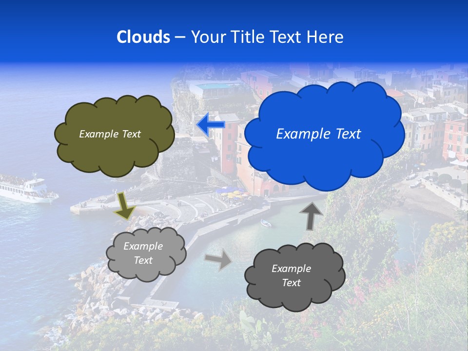 Beach Summer Rock PowerPoint Template