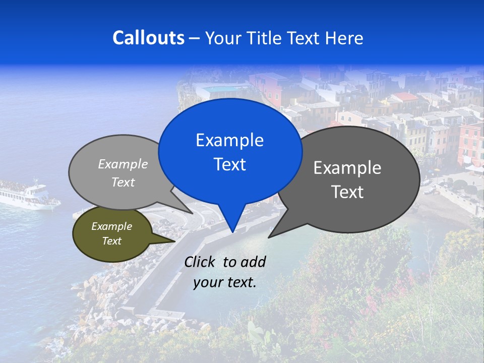 Beach Summer Rock PowerPoint Template