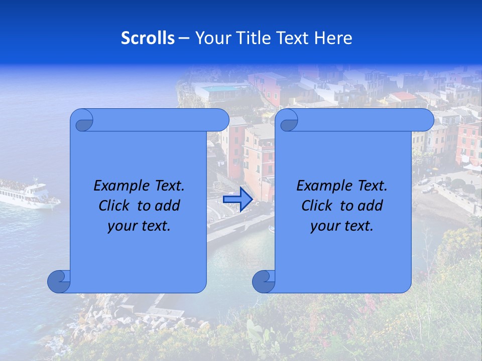 Beach Summer Rock PowerPoint Template