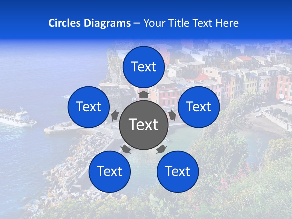 Beach Summer Rock PowerPoint Template