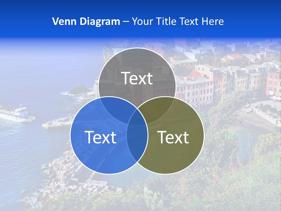 Beach Summer Rock PowerPoint Template