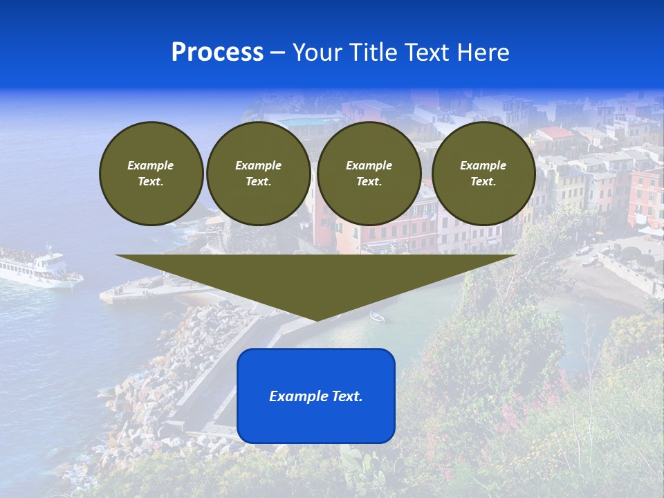 Beach Summer Rock PowerPoint Template