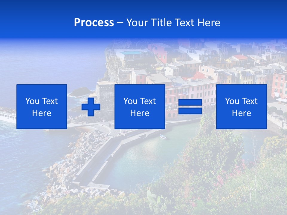 Beach Summer Rock PowerPoint Template