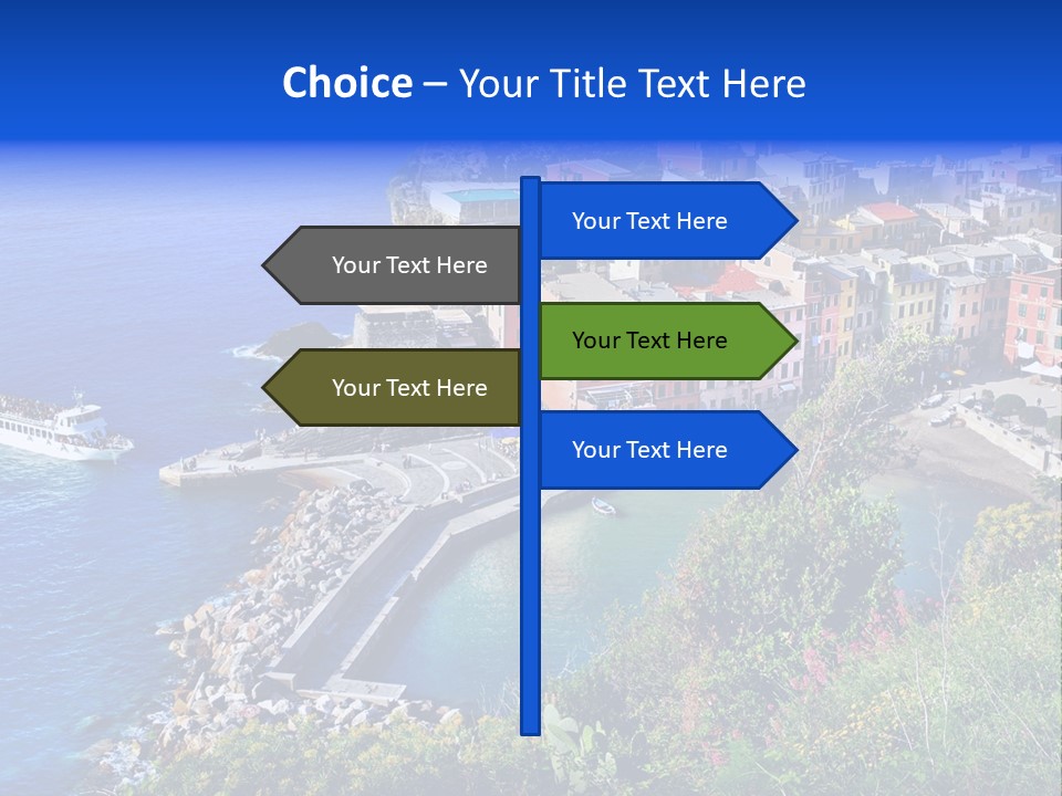 Beach Summer Rock PowerPoint Template