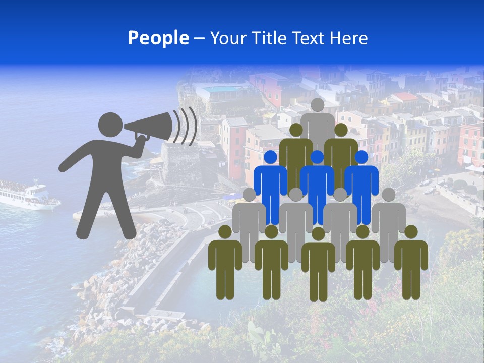 Beach Summer Rock PowerPoint Template