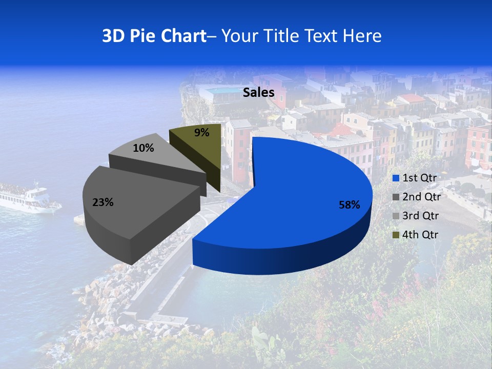 Beach Summer Rock PowerPoint Template