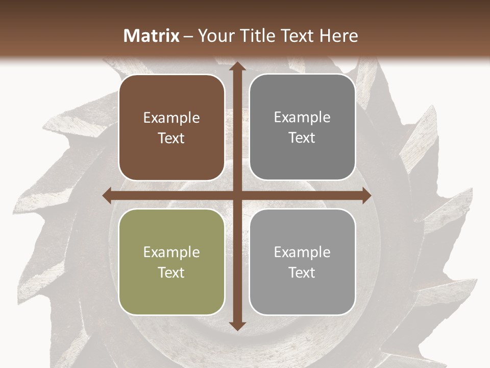 Rusty Industrial Steel PowerPoint Template