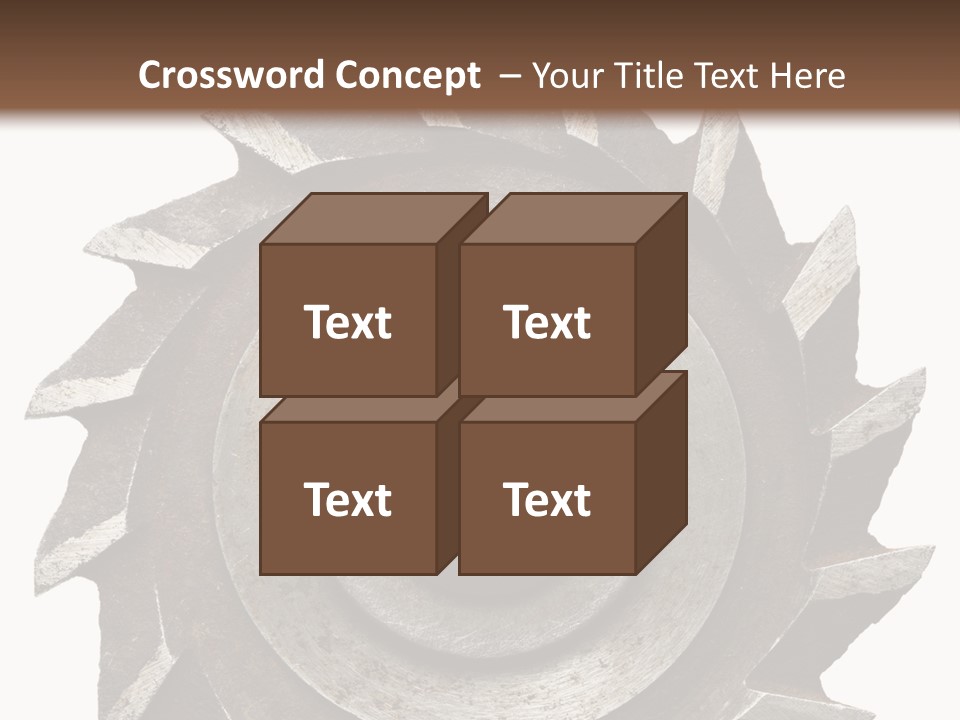 Rusty Industrial Steel PowerPoint Template