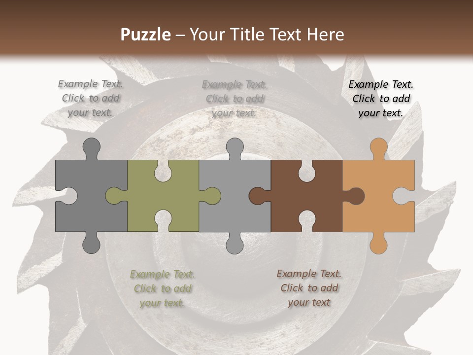 Rusty Industrial Steel PowerPoint Template