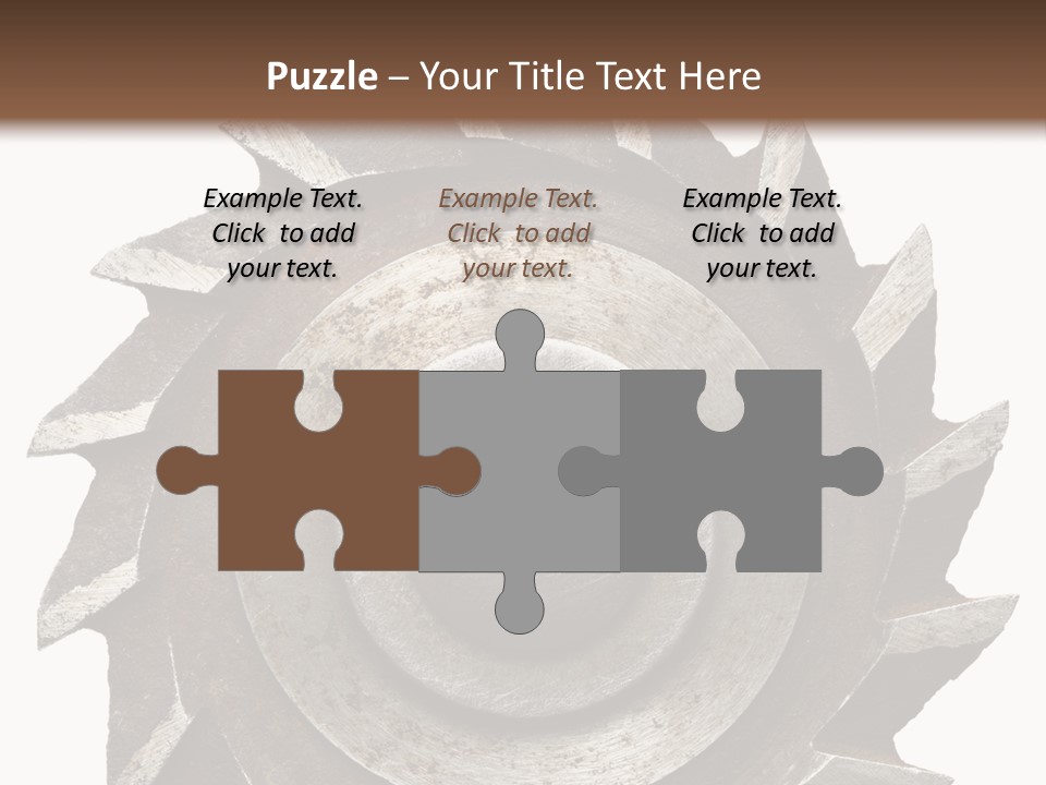 Rusty Industrial Steel PowerPoint Template