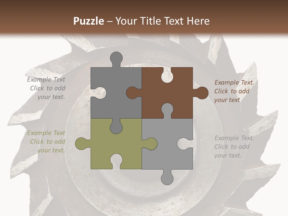 Rusty Industrial Steel PowerPoint Template