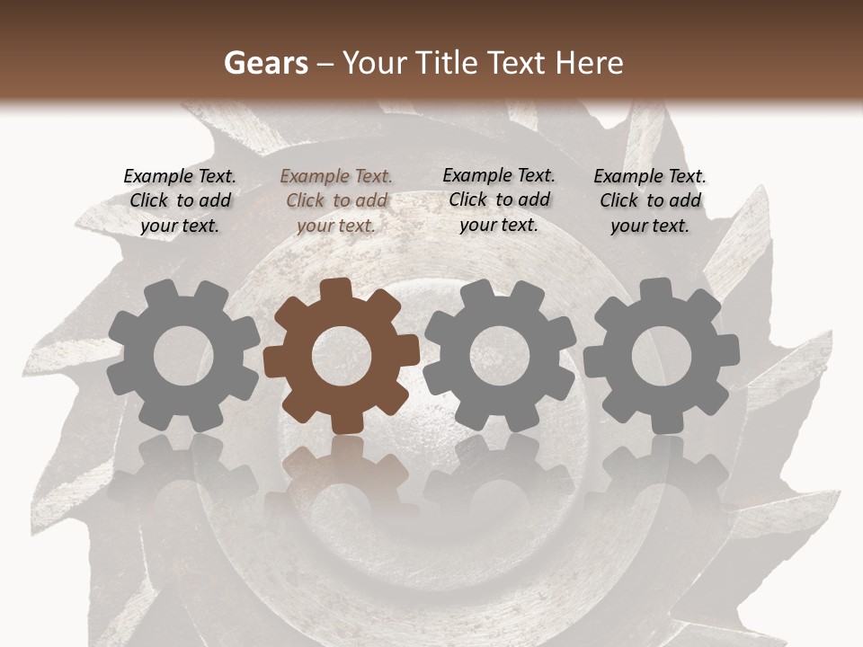 Rusty Industrial Steel PowerPoint Template