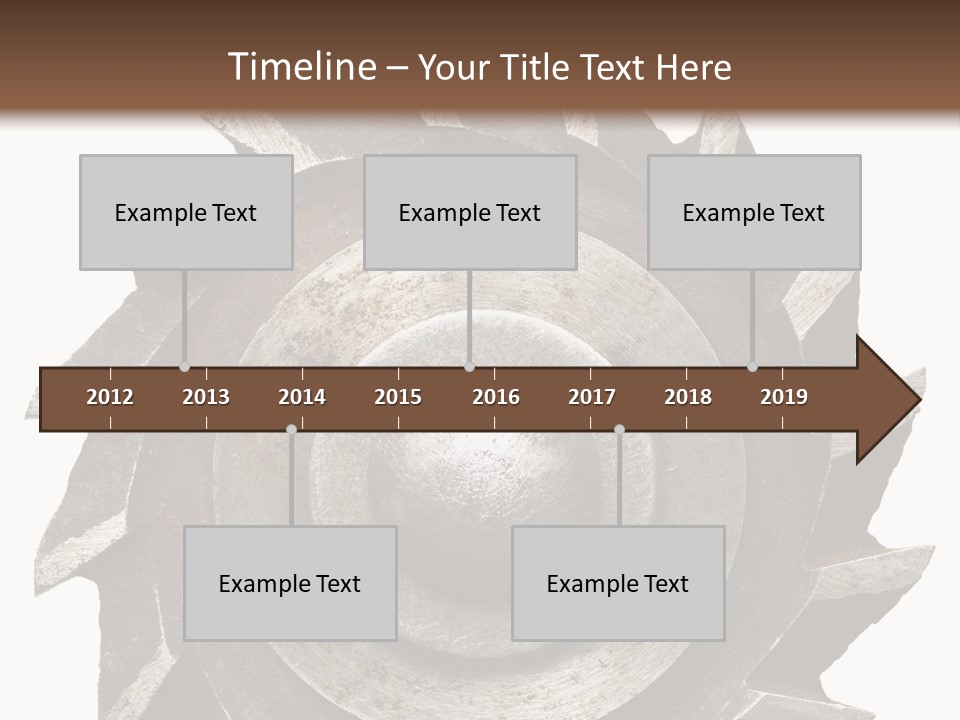 Rusty Industrial Steel PowerPoint Template