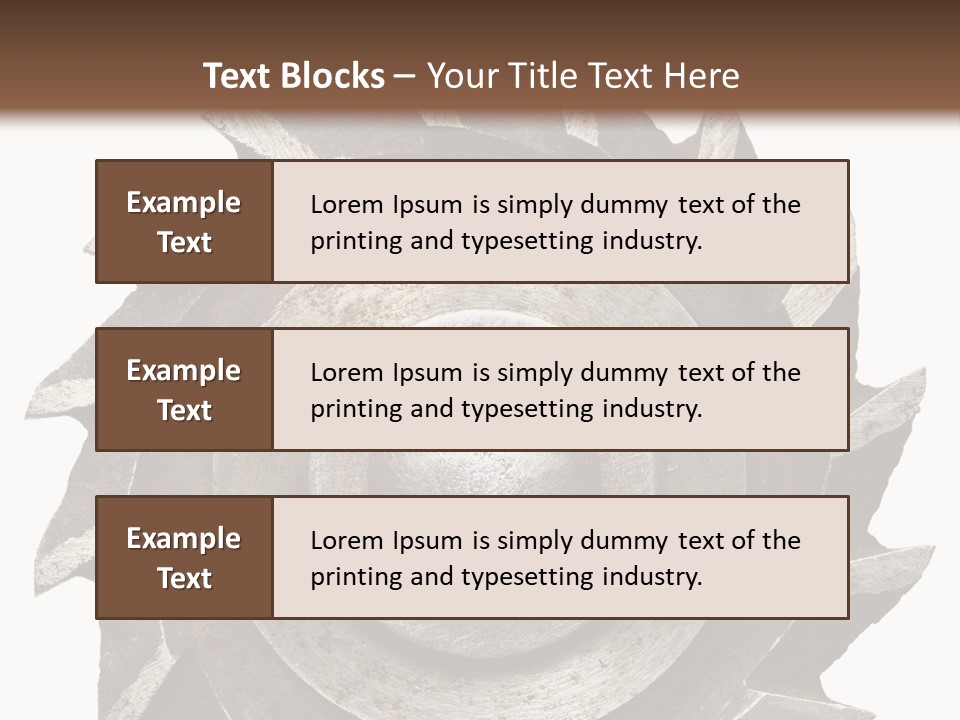 Rusty Industrial Steel PowerPoint Template