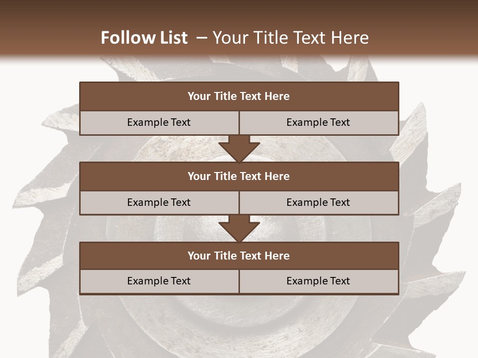Rusty Industrial Steel PowerPoint Template