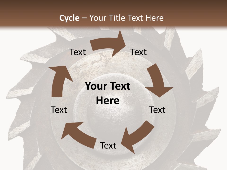 Rusty Industrial Steel PowerPoint Template