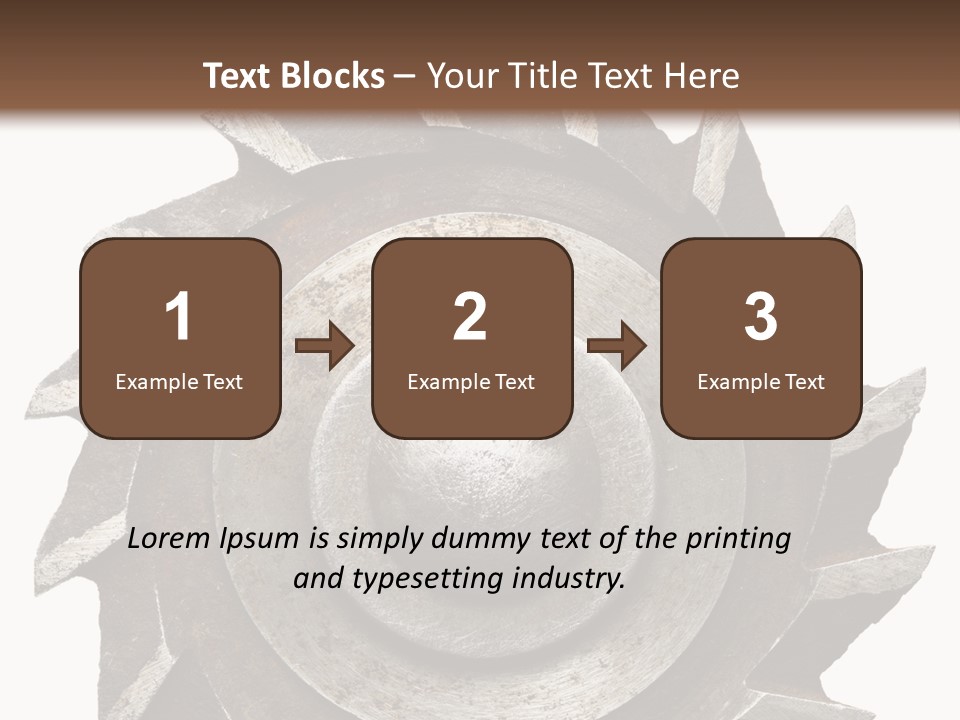 Rusty Industrial Steel PowerPoint Template