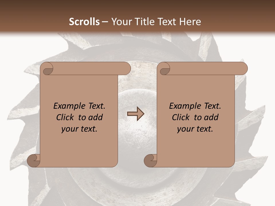 Rusty Industrial Steel PowerPoint Template
