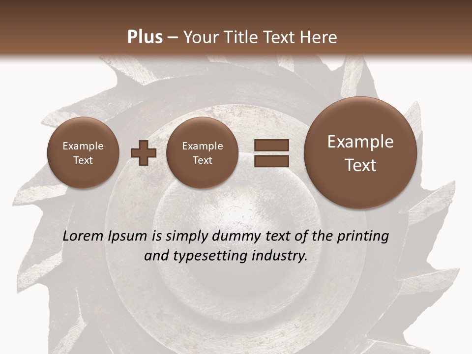 Rusty Industrial Steel PowerPoint Template