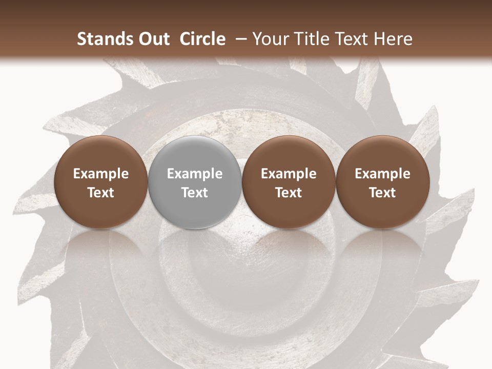 Rusty Industrial Steel PowerPoint Template