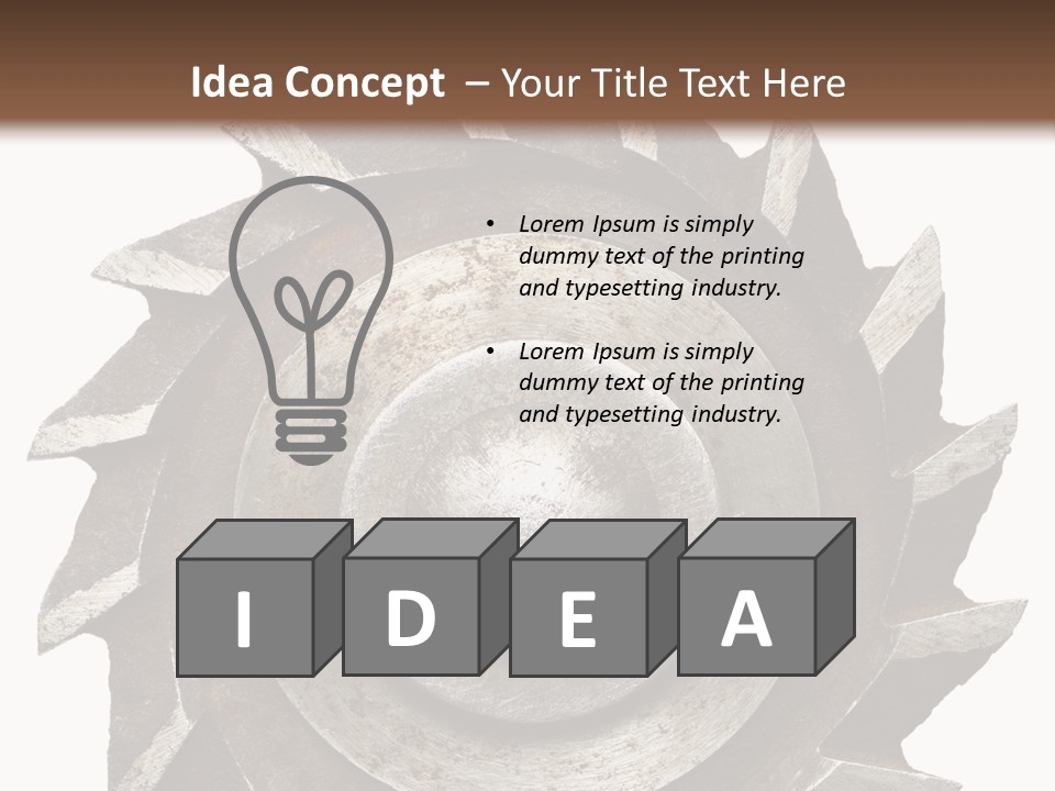 Rusty Industrial Steel PowerPoint Template