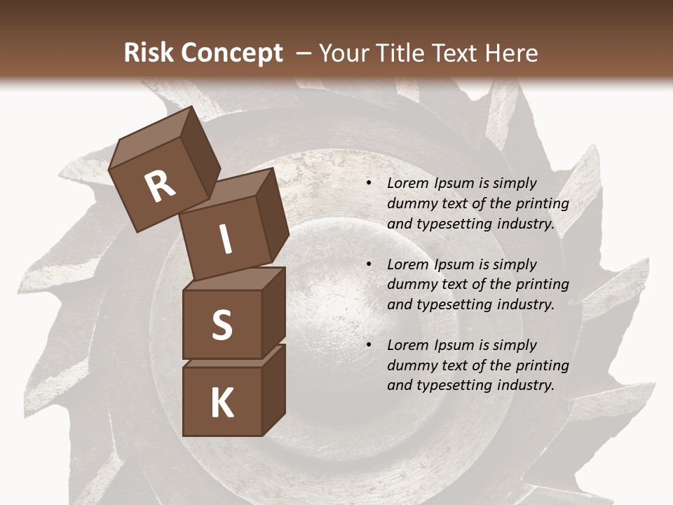 Rusty Industrial Steel PowerPoint Template