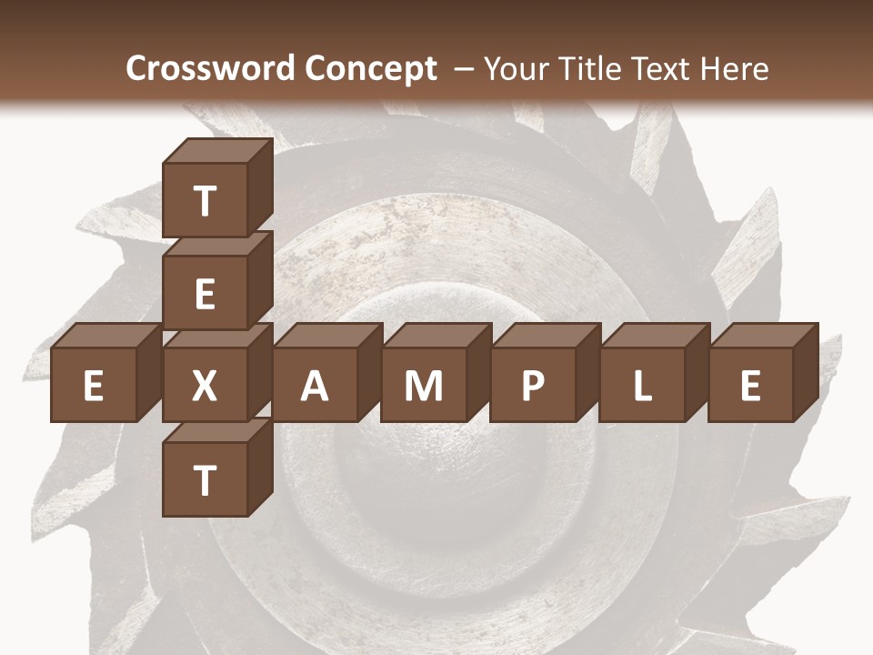 Rusty Industrial Steel PowerPoint Template