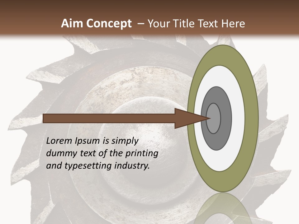 Rusty Industrial Steel PowerPoint Template