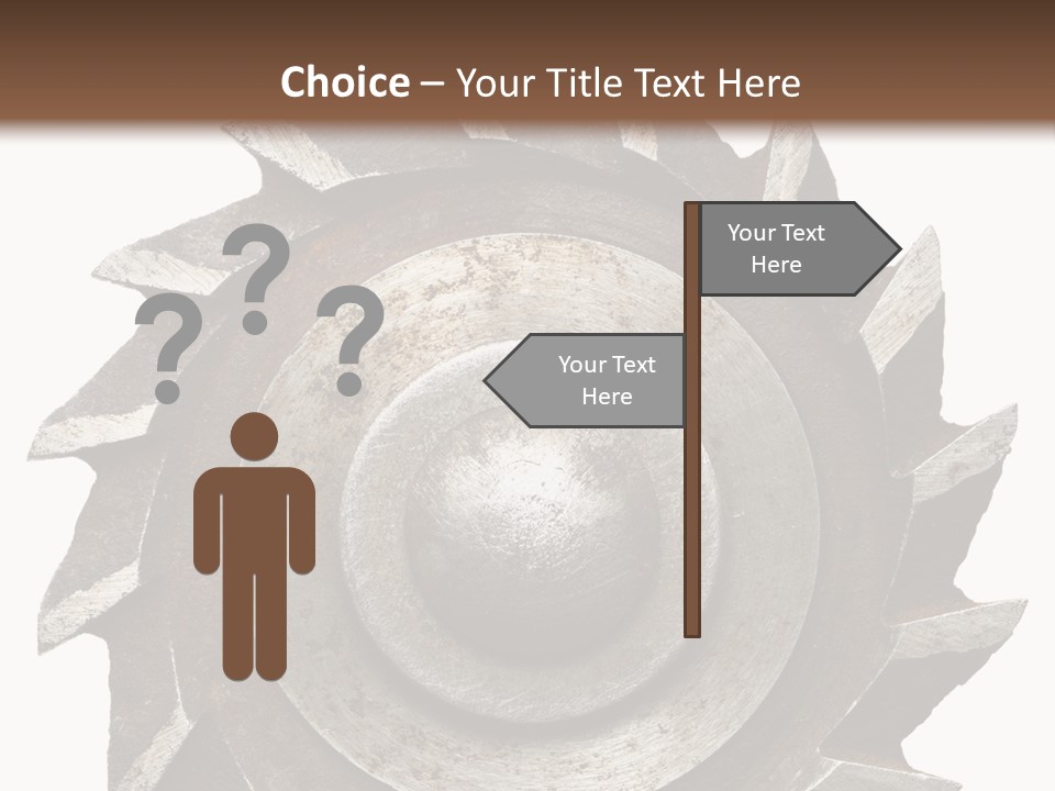 Rusty Industrial Steel PowerPoint Template