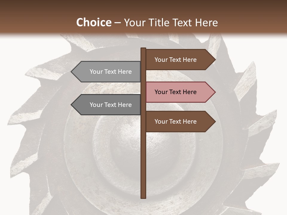 Rusty Industrial Steel PowerPoint Template