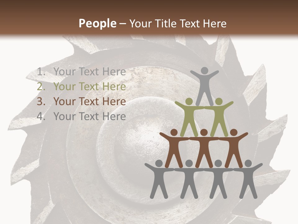 Rusty Industrial Steel PowerPoint Template