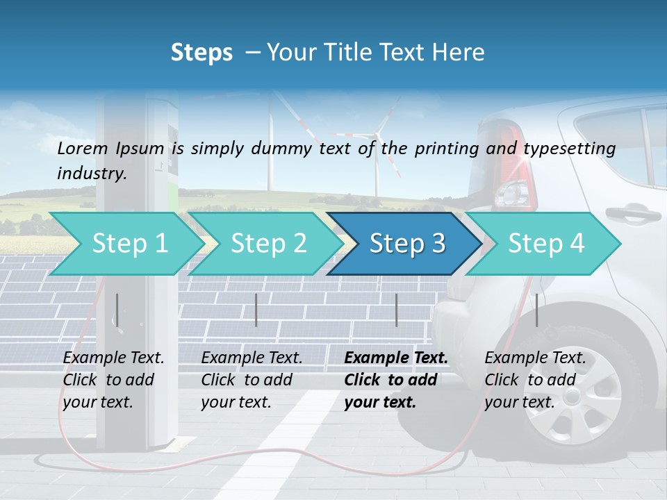 Environmentally Friendly Ecological Renewable Energy PowerPoint Template