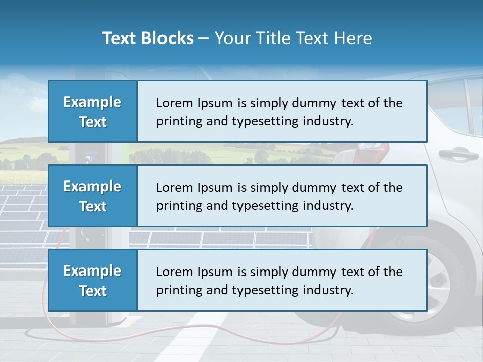 Environmentally Friendly Ecological Renewable Energy PowerPoint Template