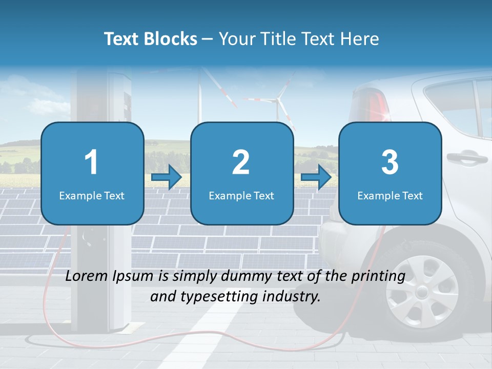 Environmentally Friendly Ecological Renewable Energy PowerPoint Template