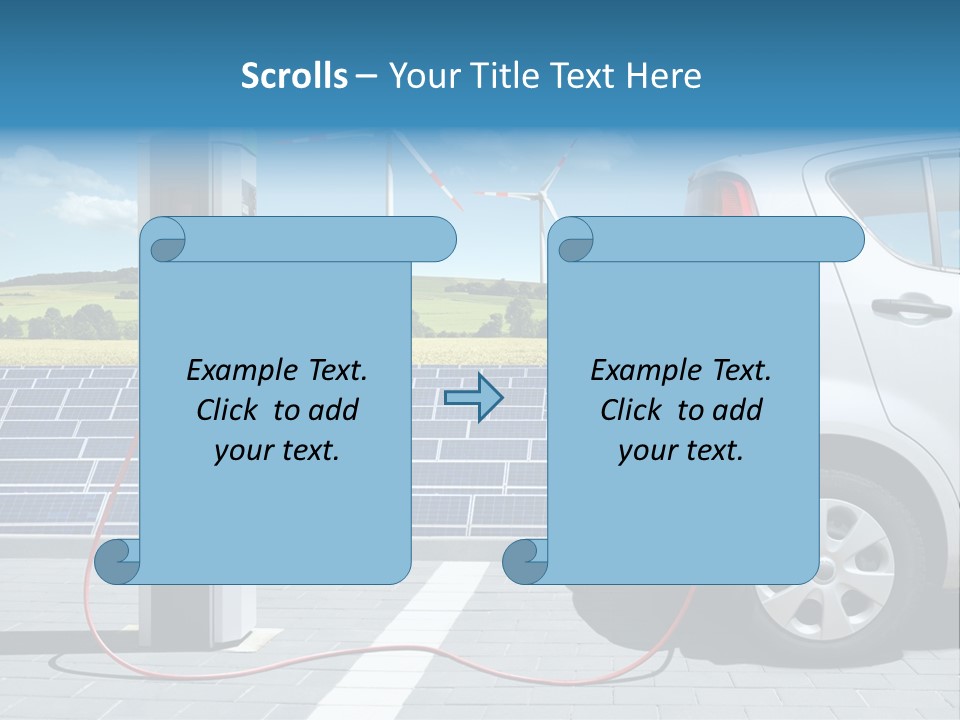 Environmentally Friendly Ecological Renewable Energy PowerPoint Template