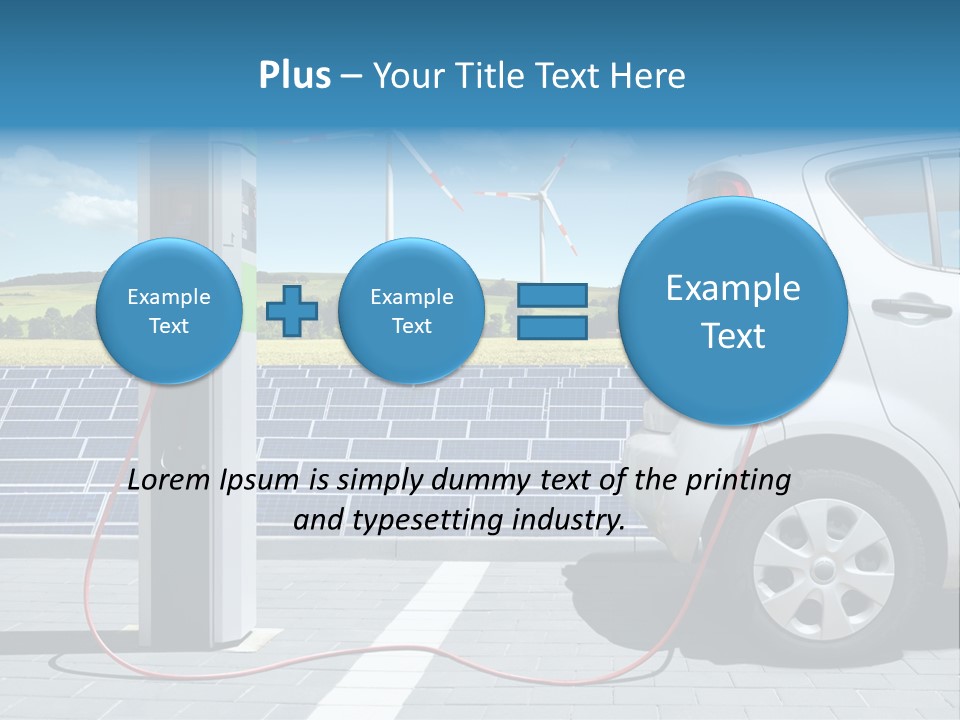 Environmentally Friendly Ecological Renewable Energy PowerPoint Template