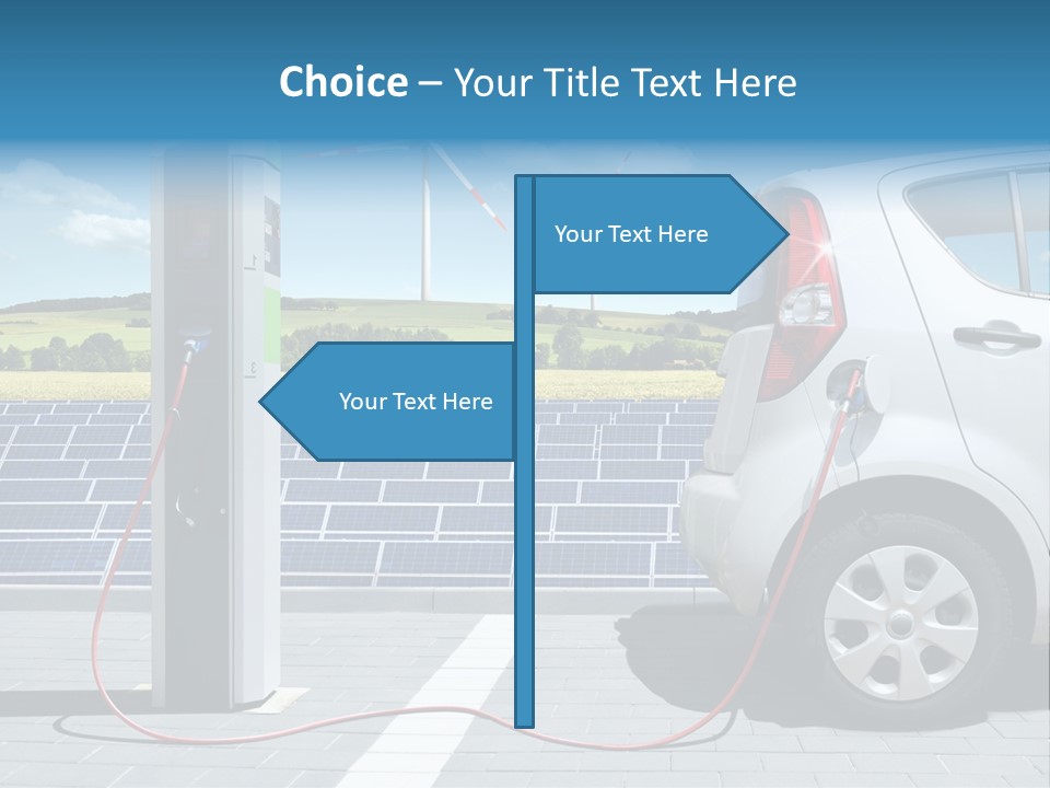 Environmentally Friendly Ecological Renewable Energy PowerPoint Template