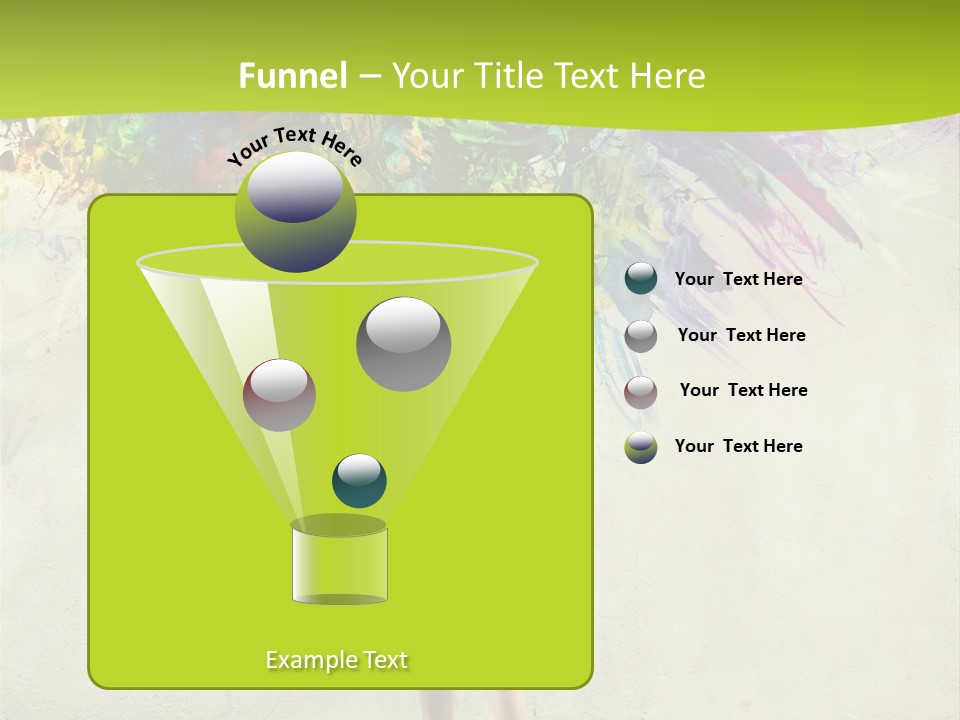 Back Caucasian Flower PowerPoint Template