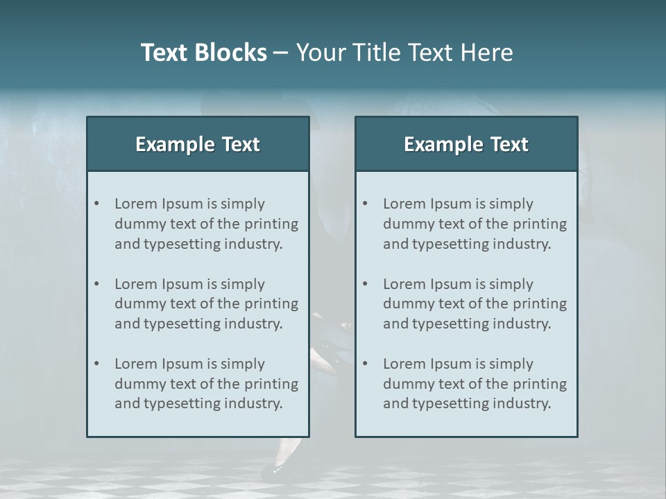 Tiled Floor Witch Happy PowerPoint Template