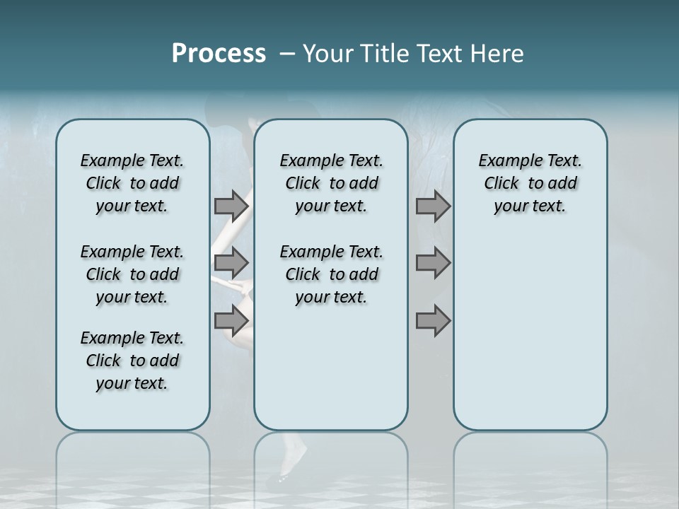 Tiled Floor Witch Happy PowerPoint Template