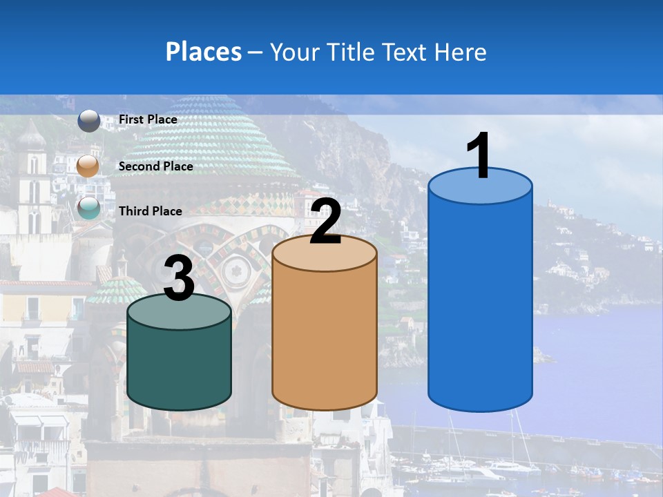 Romance Building Outdoor PowerPoint Template