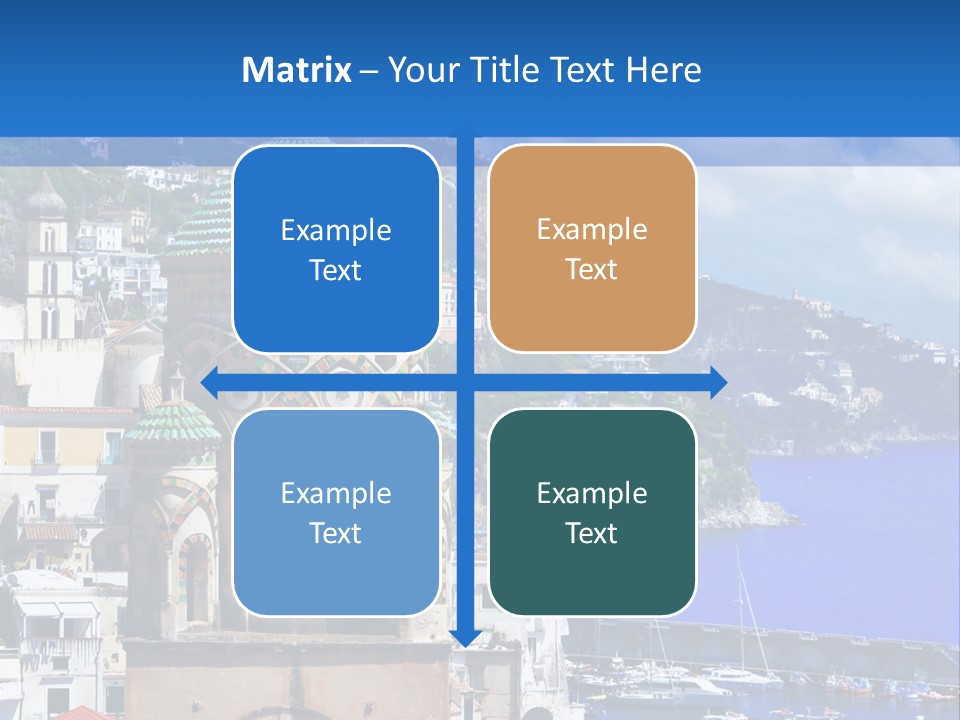 Romance Building Outdoor PowerPoint Template