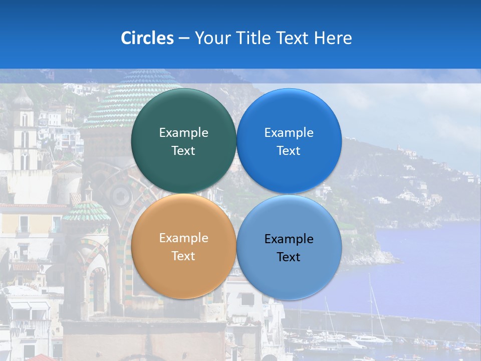 Romance Building Outdoor PowerPoint Template