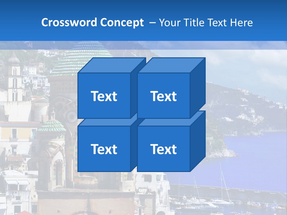 Romance Building Outdoor PowerPoint Template