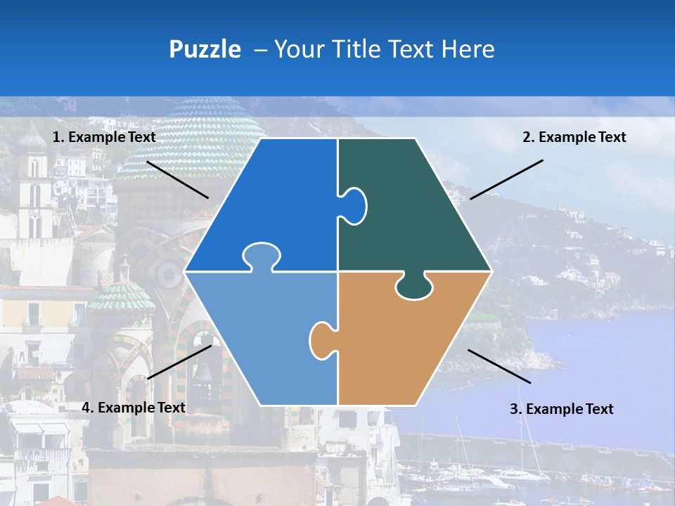 Romance Building Outdoor PowerPoint Template
