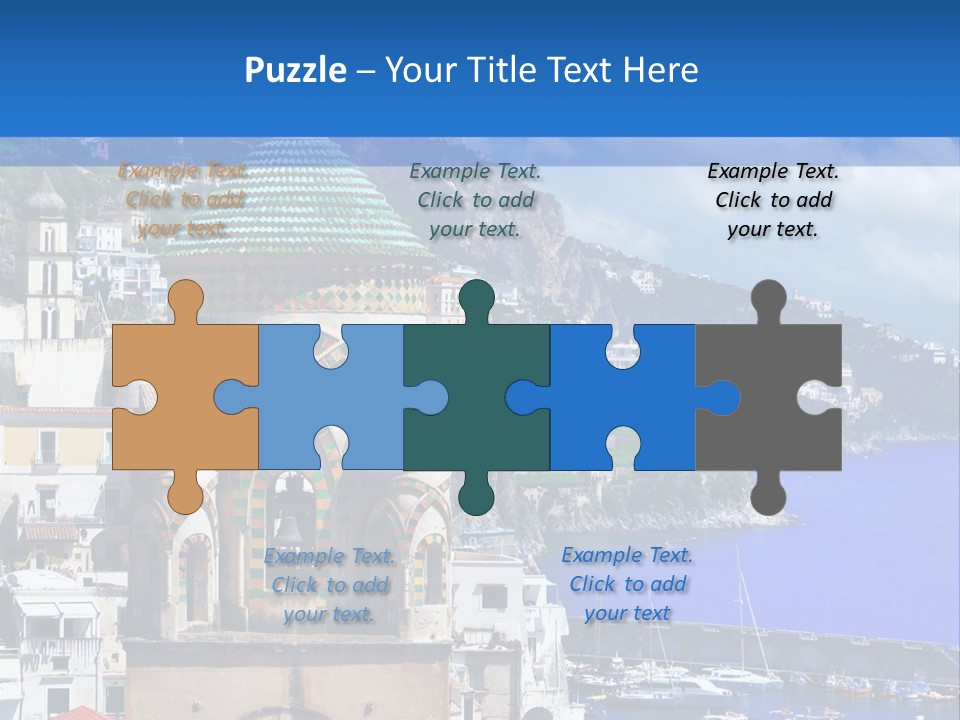 Romance Building Outdoor PowerPoint Template