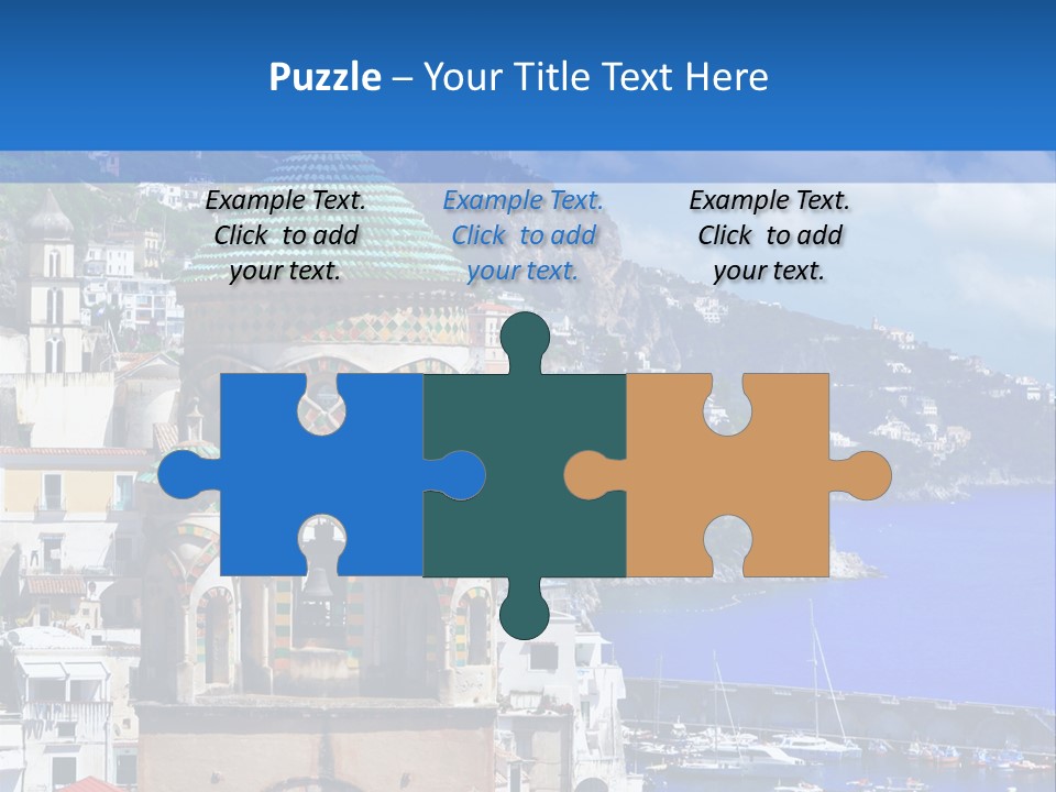 Romance Building Outdoor PowerPoint Template