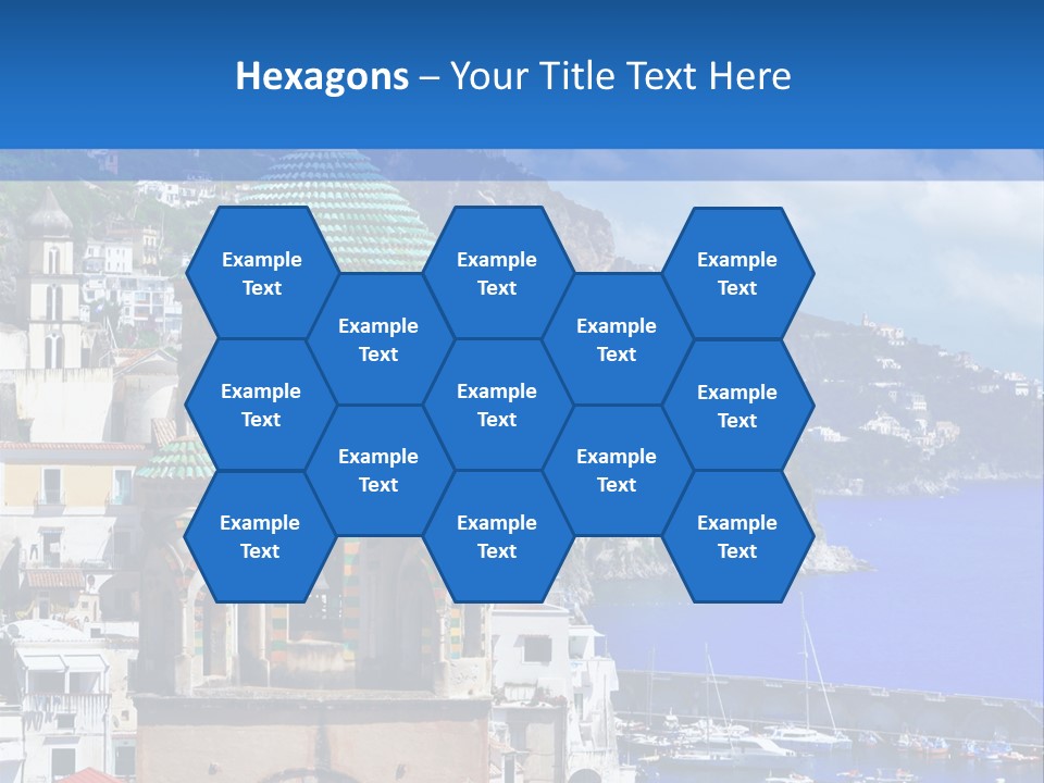 Romance Building Outdoor PowerPoint Template